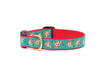 Pizza Lover Dog Collar Wide