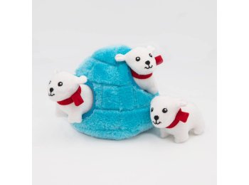 Zippy Burrow® - Polar Bear Igloo - Dog Toy
