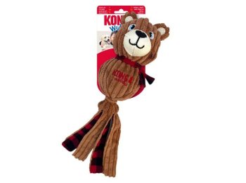 KONG Holiday Wubba™ Corduroy Bear Lg