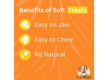 8oz Peanut Butter Soft Chewy Dog Treats