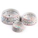 White Chewy Vuiton Dog Bowl - 3 Sizes!! Dog Food Bowl Medium