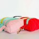 Mini Quilted Bags, Dog Bag Holder, Zipper Bag, Mini Bag Pink