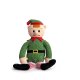 Christmas Elf Floppy Plush Dog Toy
