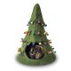 Holiday Tree Wool Pet Cave White