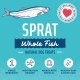 Icelandic Dog Sprats Whole Fish 2oz.