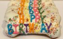 Colorful Happy Birthday Dog Bones