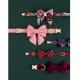 Burgundy Velvet Dog Bow Tie Standard Large