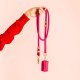 Hot Pink Marine Rope Dog Leash Standard 5 feet
