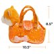 Little Jupiter Pet Plush Set with Bag - Orange Shiba Inu