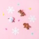 Holiday Miniz - Santa's Friends (3-pack) -Happy Hour Crusherz - Holiday (3-pack) - Christmas Dog Toy Dog Toy