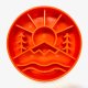 Great Outdoors Design eBowl Enrichment Slow Feeder Bowl for Orange