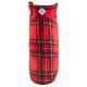 Fargo Fleece Jacket Orange/Navy Plaid