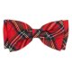 Red Plaid III Bow Tie