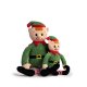 Christmas Elf Floppy Plush Dog Toy
