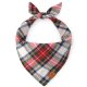 Regent Plaid Flannel Holiday Dog Bandana Small