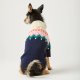 Fair Isle Bobble Holiday Dog Sweater XS
