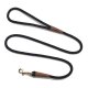 Small Snap Leash - 3/8" X 4' Twist - Pink Chocolate