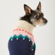 Fair Isle Bobble Holiday Dog Sweater XS