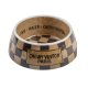 Checker Chewy Vuiton Bowl - 3 Sizes!! Dog Bowls Large