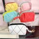 Mini Quilted Bags, Dog Bag Holder, Zipper Bag, Mini Bag White