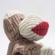 Stuey Sock Monkey Knottie®  Plush Dog Toy Small