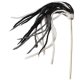 Multi-Strand Teaser Cat Toy Black & White