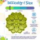 Mandala Design eTray Enrichment Tray for Dogs Green