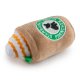 Starbarks Frenchie Roast W/ Straw Squeaker Dog Toy Large