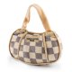 Checker Chewy Vuiton Handbag Squeaker Dog Toy XL