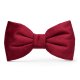 Burgundy Velvet Dog Bow Tie Standard Large