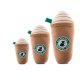 Starbarks Frenchie Roast W/ Straw Squeaker Dog Toy Large