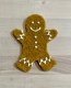 Large Gingerbread Man Peanut Butter Pumpkin Dog Treat