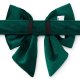 Forest Green Velvet Holiday Lady Dog Bow Large