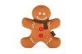 Holiday Classic Gingerbread Man - Pet Plush Toy for Dogs