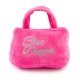 Barkin Bag -  *CHIC DOGGIE* Pink w/ Scarf Squeaker Dog Toy Large