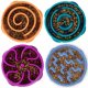 Outward Hound Fun Feeders Medium Teal