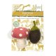 Cat Toy, Pack 2, Mushroom & Acorn