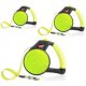 Wigzi Gel Leash - Retractable Yellow Reflective Medium