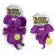 Hear Doggy - Flats Purple Elephant with Chew Guard Large