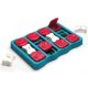 Nina Ottosson Dog Brick Interactive Treat Puzzle Dog Toy, Blue - Level 2 (Intermediate)