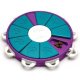 Nina Ottosson Dog Twister Interactive Treat Puzzle Dog Toy, Purple - Level 3 (Advanced)
