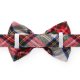 Regent Plaid Flannel Holiday Dog Bow Tie Large
