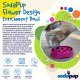 Flower Design eBowl Enrichment Slow Feeder Bowl for Dogs Purple