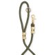 Olive Marine Rope Dog Leash Petite 5 feet
