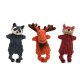 Woodland HuggleFlatties™, Small Plush Dog Toys(3pk)