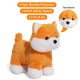 Little Jupiter Pet Plush Set with Bag - Orange Shiba Inu