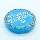 Rainbow Sprinkle Birthday Chewy Oat Cake Turquoise