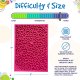 Flower Power Design eMat Enrichment Lick Mat - Pink large pink