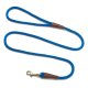 Small Snap Leash - 3/8" X 4' Twist - Pink Chocolate