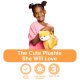 Little Jupiter Pet Plush Set with Bag - Orange Shiba Inu